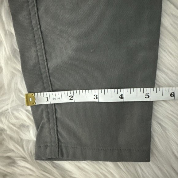 Prana womens gray double knee skinny jeans gray 4 stretch EUC - Picture 7 of 14